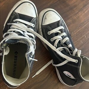 Converse Kids Black and White High-Top Sneakers